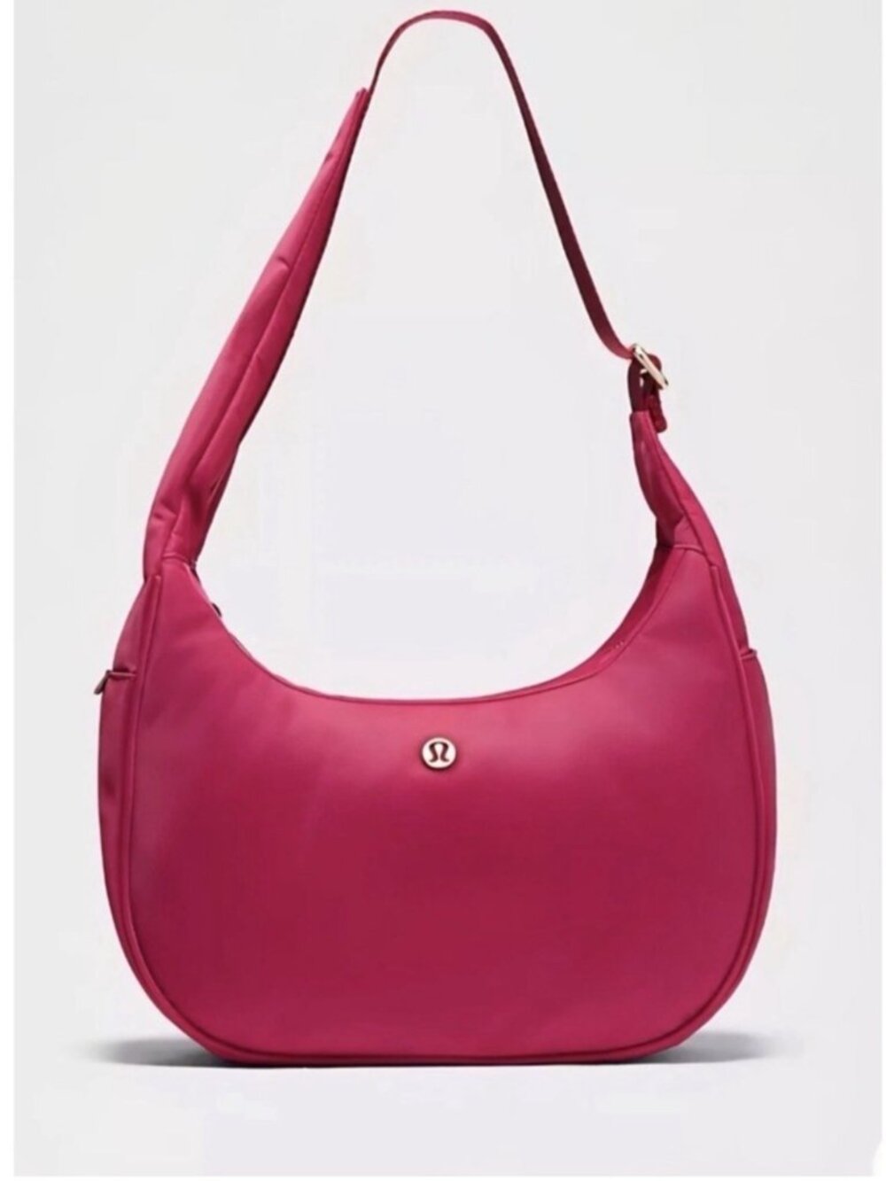 Lululemon City Essentials Shoulder Bag - Volume 4L - Berry Rumble/Gold Hardware